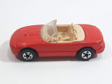 1991 Hot Wheels Mazda MX-5 Miata Convertible Red Die Cast Toy Sports Car Vehicle