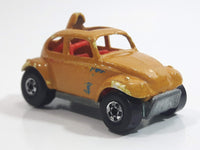 1988 Hot Wheels Color Racers Baja Bug Volkswagen VW Beetle Metallic Orange Brown To Yellow Die Cast Toy Car Vehicle
