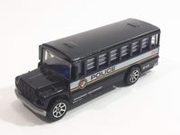 1997 Hot Wheels Prisoner Transport 013 School Bus Black Die Cast Toy Car Vehicle
