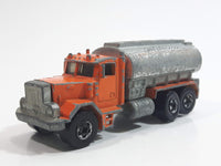 1981 Hot Wheels Peterbilt Tanker Truck California Construction Company Die Cast Toy Car Vehicle