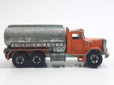 1981 Hot Wheels Peterbilt Tanker Truck California Construction Company Die Cast Toy Car Vehicle