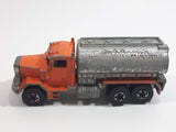 1981 Hot Wheels Peterbilt Tanker Truck California Construction Company Die Cast Toy Car Vehicle