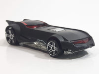 2011 Hot Wheels Track Stars The Batman Batmobile Animated Series Flat Black Die Cast Toy Character Car Vehicle