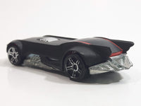 2011 Hot Wheels Track Stars The Batman Batmobile Animated Series Flat Black Die Cast Toy Character Car Vehicle