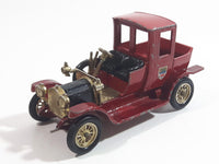 Vintage 1984 Lesney Matchbox Models of YesterYear No.11 1912 Packard Landaulet Dark Red Die Cast Toy Antique Car Vehicle