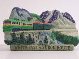 White Pass & Yukon Route Train Themed 3D Resin Fridge Magnet Souvenir