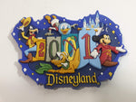 2001 Disneyland 3D Rubber Fridge Magnet Souvenir