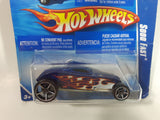 2010 Hot Wheels HW Hot Rods Sooo Fast Dark Blue Die Cast Toy Car Vehicle - New in Package - Short Card