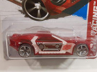 2013 Hot Wheels HW Racing Bullet Proof Clear Red and White Die Cast Toy Car Vehicle - New in Package