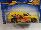 2002 Hot Wheels Fandango Yellow Die Cast Toy Car Vehicle - New in Package