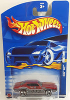 2002 Hot Wheels Olds 442 Metalflake Dark Red Die Cast Toy Car Vehicle - New in Package