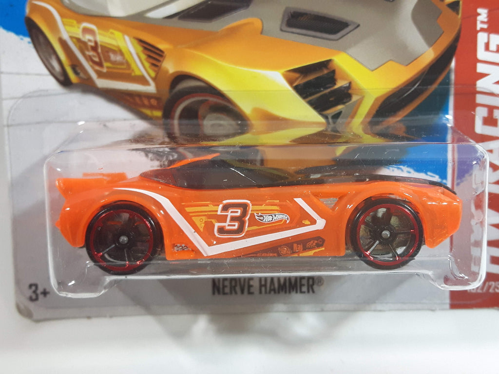 2013 Hot Wheels Hw Racing X Raycers Nerve Hammer Translucent Orange Di Treasure Valley 6439