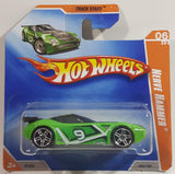 2009 Hot Wheels Track Stars Nerve Hammer Bright Green #9 Die Cast Toy Car Vehicle - New in Package - Short Card