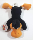 1996 Warner Bros Looney Tunes Daffy Duck Cartoon Character 6" Plush with Tags