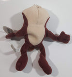 1996 Warner Bros Looney Tunes Taz Tasmanian Devil Cartoon Character 6" Plush with Tags