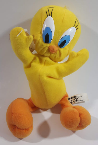 1996 Warner Bros Looney Tunes Tweety Bird Cartoon Character 6" Plush with Tags