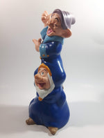 Concord Canada Disney Dopey & Sneezy Stacked Dwarfs Blue 10" Tall Vinyl Coin Bank