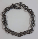 Small 7 1/2" Metal Chain Bracelet with Bar Clasp