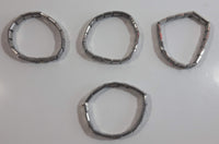 Zoppini Sassy Sam Disney Stainless Steel Interchangeable Link Stainless Steel Bracelet Lot of 4