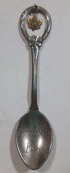 Abbotsford, B.C. Maple Leaf Charm Metal Spoon Travel Souvenir