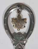 Abbotsford, B.C. Maple Leaf Charm Metal Spoon Travel Souvenir