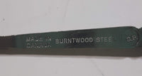 Vintage Duncan, B.C. Train Locomotive Figural Silver Plated Burntwood Steel Spoon Travel Souvenir