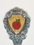 Keremeos, British Columbia Apple Themed Metal Spoon Travel Souvenir
