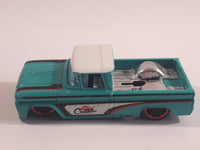 2015 Hot Wheels HW City: Surf Patrol Custom '62 Chevy Truck Dark Teal White Roof Die Cast Toy Car Vehicle