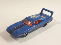 2000 Hot Wheels Seein' 3-D 1970 Dodge Charger Daytona Blue Die Cast Toy Muscle Car Vehicle