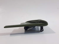 Greenbrier Stealth Bomber Fighter Jet Army Green Die Cast Toy Airplane Aircraft Vehicle