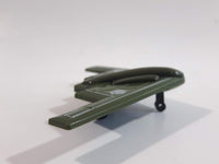 Greenbrier Stealth Bomber Fighter Jet Army Green Die Cast Toy Airplane Aircraft Vehicle
