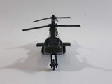 Unknown Brand No. 6007 69 BDE 2ADA Military Helicopter Dark Army Green Die Cast Toy Aircraft Vehicle