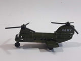 Unknown Brand No. 6007 69 BDE 2ADA Military Helicopter Dark Army Green Die Cast Toy Aircraft Vehicle