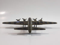 A222 B-17 Bomber Dark Army Green Camouflage Die Cast Toy Aircraft Vehicle