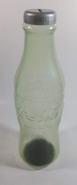 Vintage Coca-Cola Coke Plastic Soda Pop Bottle Shaped Coin Bank