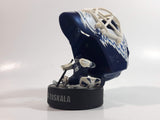 2009 McDonald's NHL Ice Hockey Vesa Toskala Toronto Maple Leafs Goalie Mini Helmet Mask and Figure on Puck