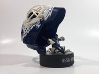 2009 McDonald's NHL Ice Hockey Vesa Toskala Toronto Maple Leafs Goalie Mini Helmet Mask and Figure on Puck