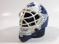 2009 McDonald's NHL Ice Hockey Vesa Toskala Toronto Maple Leafs Goalie Mini Helmet Mask and Figure on Puck