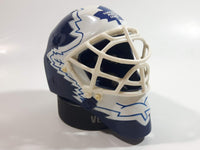 2009 McDonald's NHL Ice Hockey Vesa Toskala Toronto Maple Leafs Goalie Mini Helmet Mask and Figure on Puck