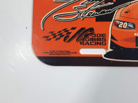 2002 Joe Gibbs Racing NASCAR Winston Cup Champion #20 Tony Stewart Pontiac Grand Prix The Home Depot Plastic Vehicle License Plate Tag