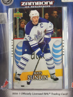 2007 Upper Deck Collectibles Toronto Maple Leafs Zamboni Ice Resurfacer Die Cast Toy Car Vehicle with Mats Sundin Trading Card - New in Package