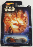 2014 Hot Wheels Disney Star Wars 4/8 IV Motoblade Metallic Gold Die Cast Toy Car Vehicle New in Package