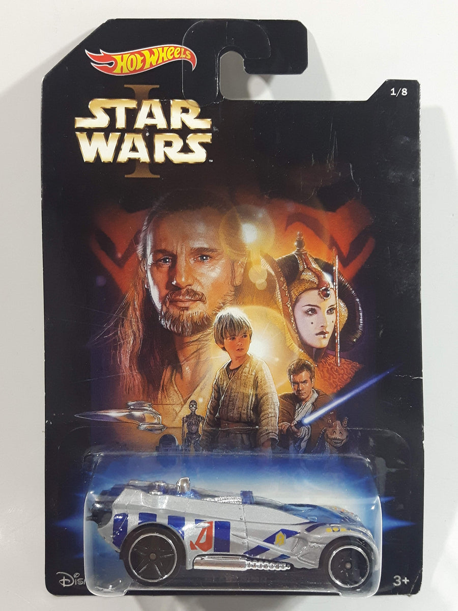 2014 Hot Wheels Disney Star Wars 1/8 I Gearonimo Silver Die Cast Toy C ...