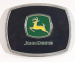 2000 John Deere Historical Trademark Jumping Deer Black Enamel Metal Belt Buckle