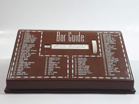 Vintage 1960s Glenn Shaw Creations Los Angeles, California Bar Guide Roller in Rare Brown Color