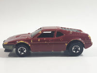 1989 Hot Wheels Color Racers II Wind Splitter Dark Red Burgundy Die Cast Toy Car Vehicle