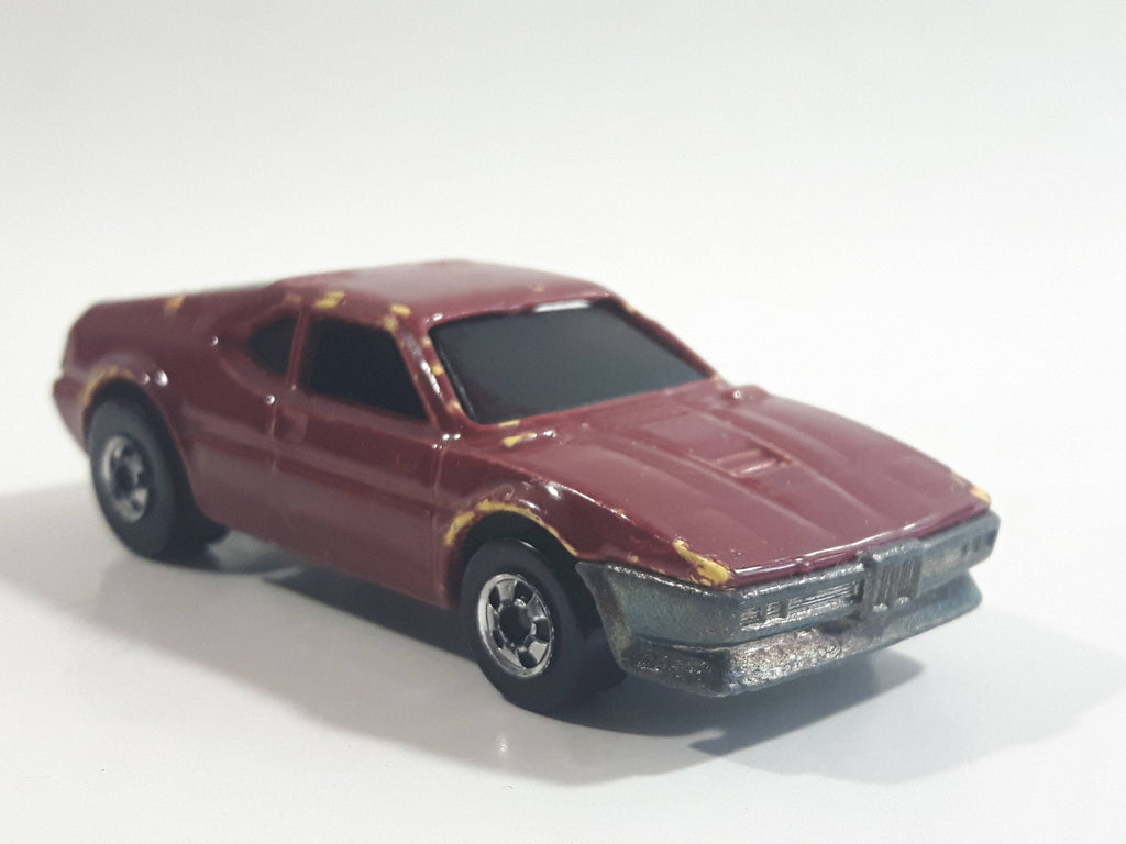 1989 Hot Wheels Color Racers II Wind Splitter Dark Red Burgundy Die Ca ...