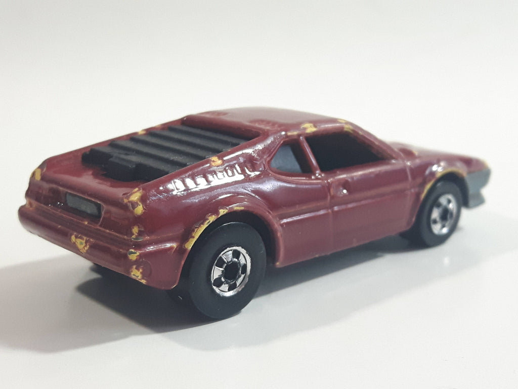 1989 Hot Wheels Color Racers II Wind Splitter Dark Red Burgundy Die Ca ...