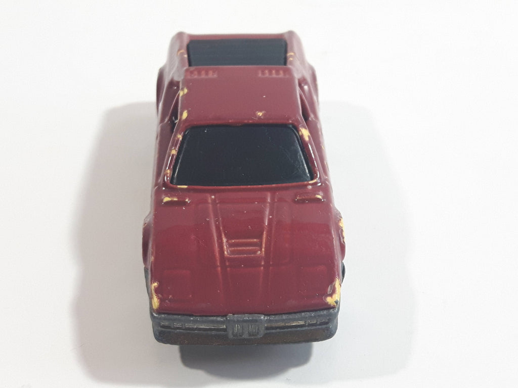 1989 Hot Wheels Color Racers II Wind Splitter Dark Red Burgundy Die Ca ...
