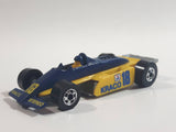 1989 Hot Wheels Thunderstreak Formula Fever Yellow and Blue Die Cast Toy Race Car Vehicle